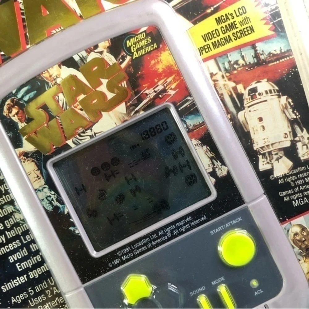 Star Wars Video Game With Magna Screen Micro Games Of America Vintage 1991 Toy